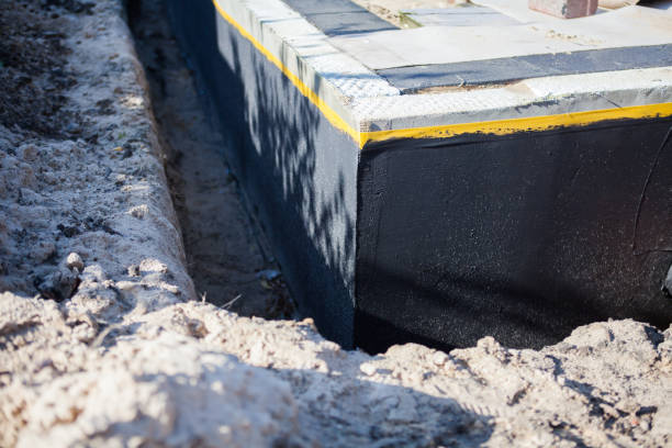 Residential Waterproofing installation at a Pasadena, MD home by SJ Waterproofing Pros